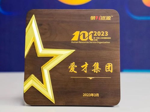 愛(ài)才集團(tuán)榮膺“2023人力資源服務(wù)機(jī)構(gòu)100強(qiáng)” 專業(yè)賦能，引領(lǐng)行業(yè)新標(biāo)桿